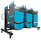 Flash Furniture Black Heavy Duty Small Mobile Chair & Table Cart QIN-FRCW45425-GG - alternate 6